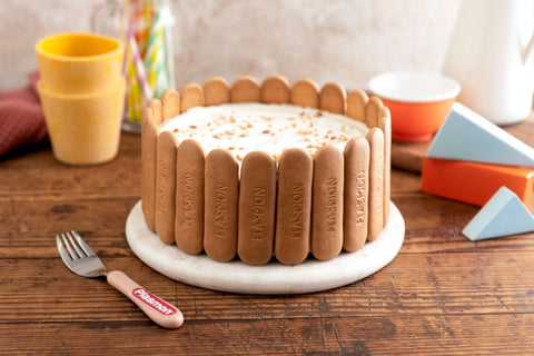 Torta al Biscotto Plasmon e Pere