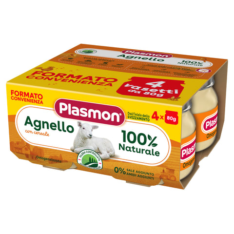 Omogeneizzato Carne Agnello e Cereale 4x80g