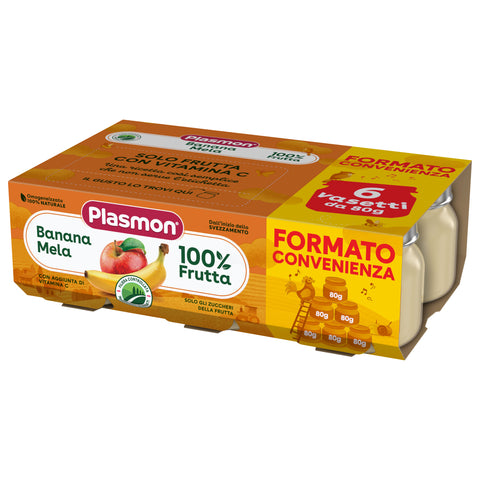 Omogeneizzato Frutta Banana e Mela 6x80g