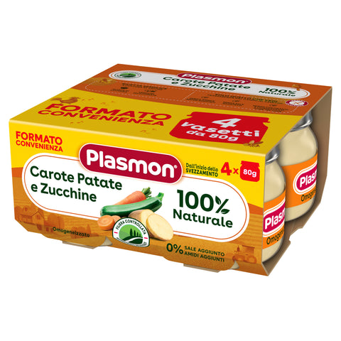 Omogeneizzato Verdura Carote Patate Zucchine 4x80g