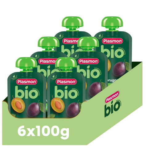 Frullato 100% Frutta Biologica Prugna 6x100g