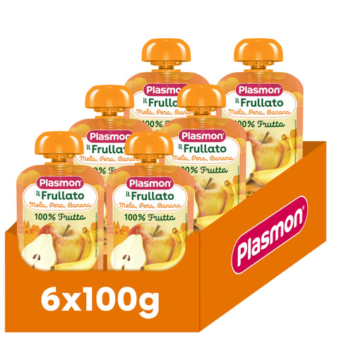 Frullato 100% Mela, Pera, Banana 6x100g