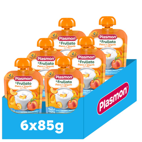 Il frullato Pesca e Yogurt, con mela 6x85g