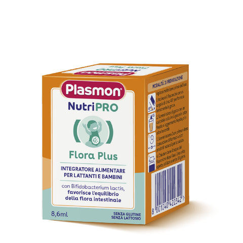 Integratore NutriPRO Flora Plus con Bifidobacterium Lactic per bambini