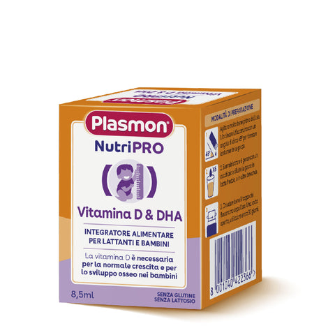 Integratore NutriPRO in Gocce Vitamina D & DHA per bambini