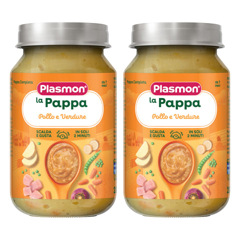 La Pappa - Pollo e verdure, 2 vasetti da 200g