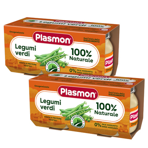 Omogeneizzato Legumi e Verdure, 2  confezioni da 2x80g