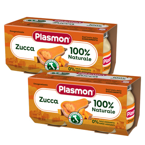 Omogeneizzato Zucca, 2 confezioni da 2x80g