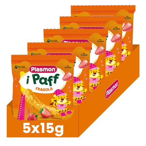 Snack i Paff Fragola 5x15g