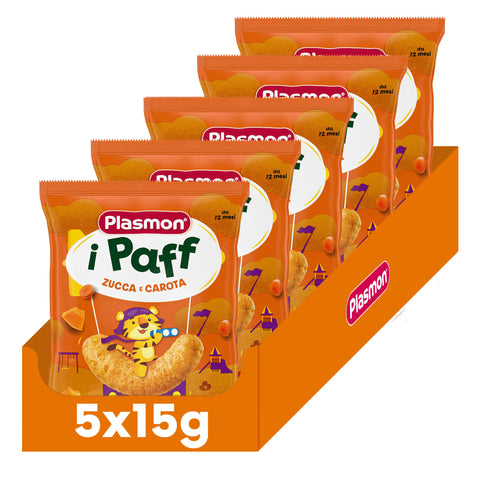 Snack i Paff Zucca e Carota 5x15g