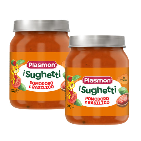 Sughetto Pomodoro e Basilico, 2 vasetti da 120g