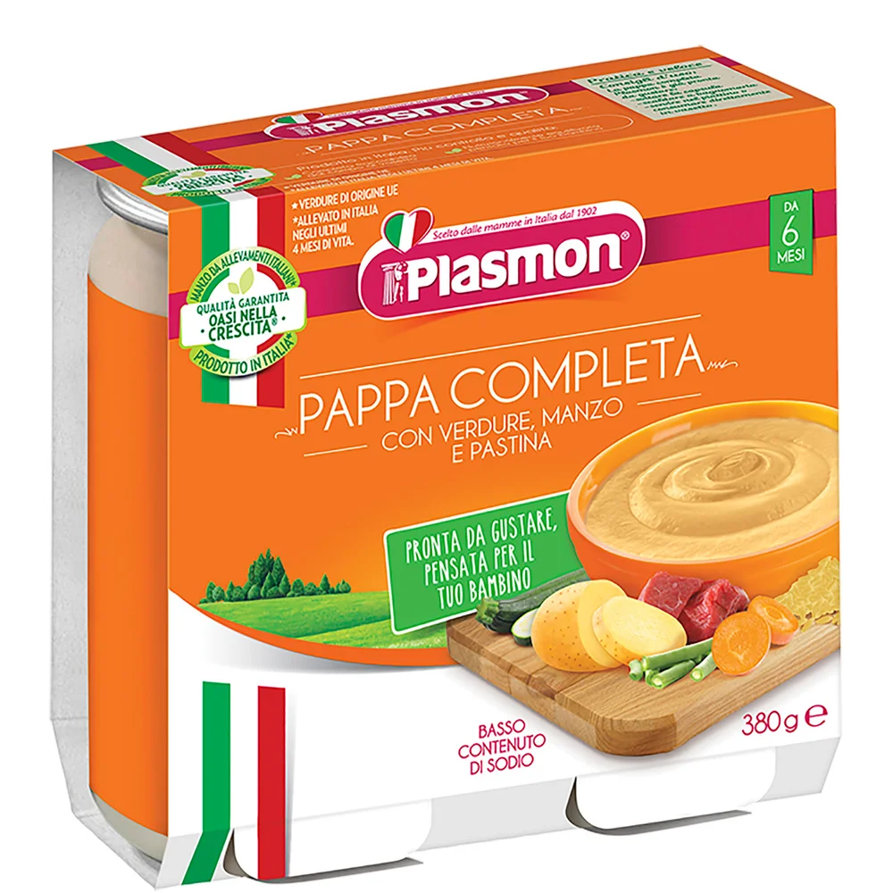 La Pappa Completa Verdure, Manzo e Pastina 2 x 190 g Image 1