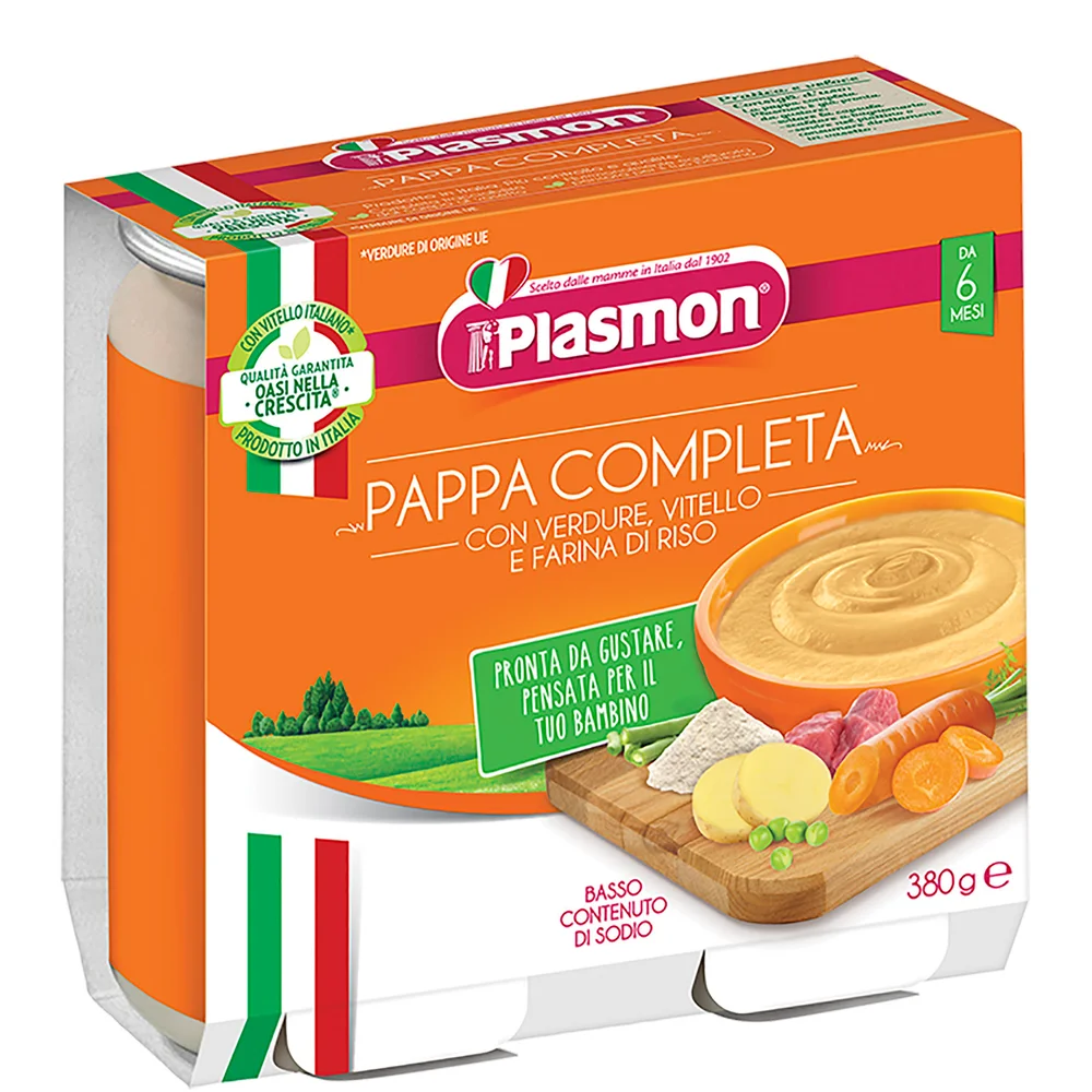 La Pappa completa verdure, vitello e farina di riso 2 x 190 g Image 1