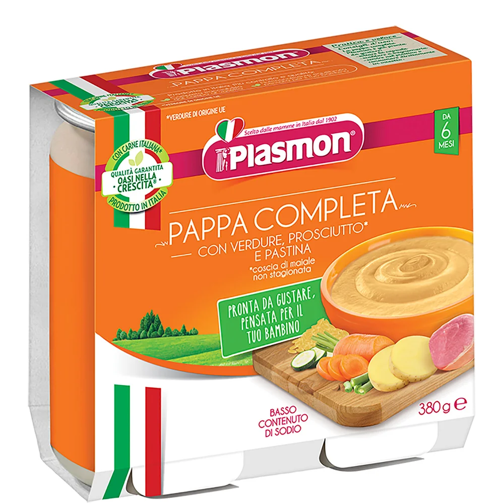 La Pappa completa verdure, prosciutto* e pastina 2 x 190 g Image 1