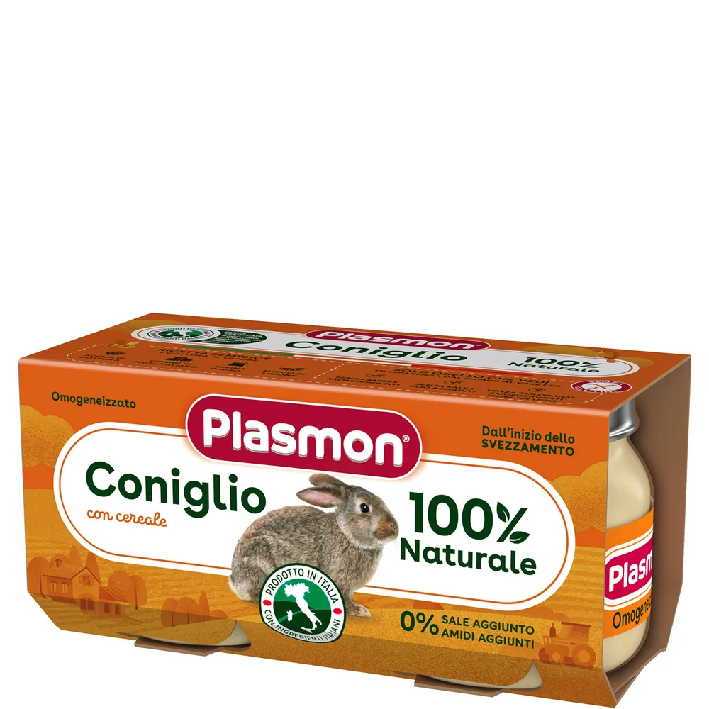 Omogeneizzato Carne Coniiglio e Cereale 2 x 80 g Image 1