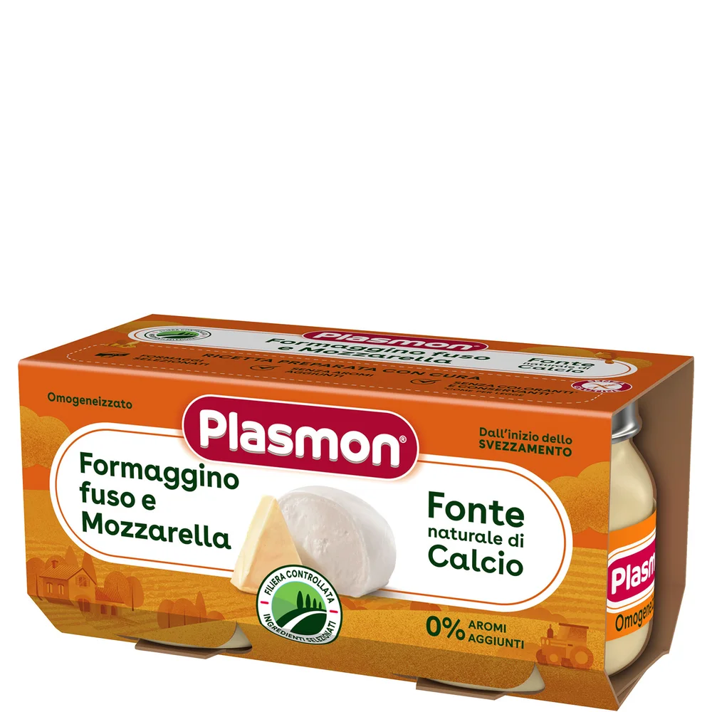 Omogeneizzato Formaggino Fuso e Mozzarella 2x80g Image 1