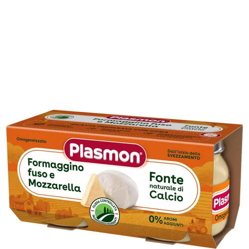 Omogeneizzato Formaggino Fuso e Mozzarella 2x80g Image 1
