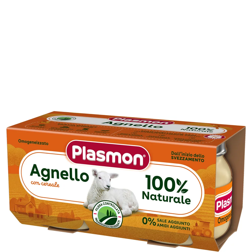 Omogeneizzato Carne Agnello e cereale 2 x 80 g Image 1
