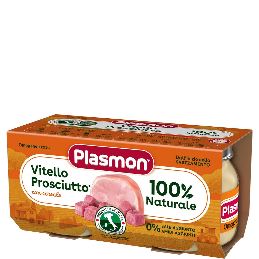 Omogeneizzato Carne Vitello e Prosciutto 2 x 80 g Image 1