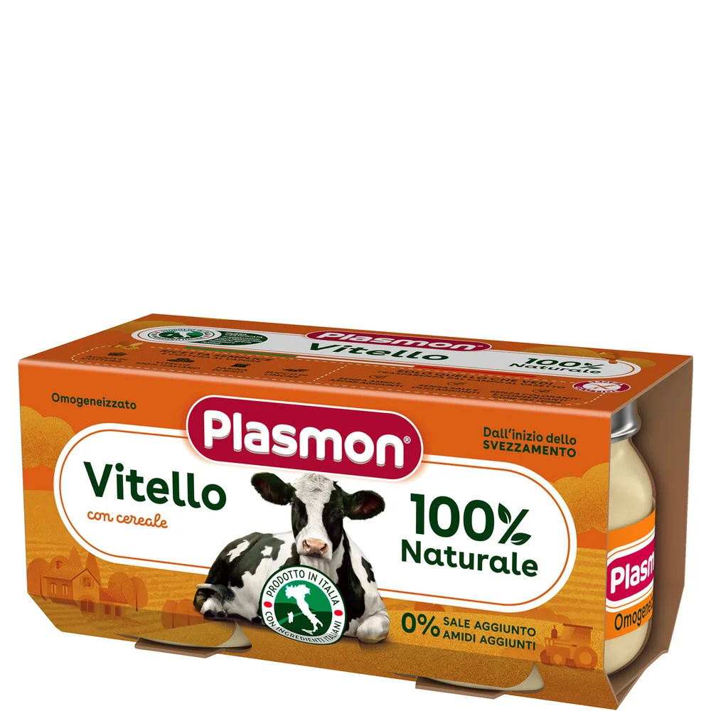 Omogeneizzato Carne Vitello e Cereale 2 x 80 g Image 1