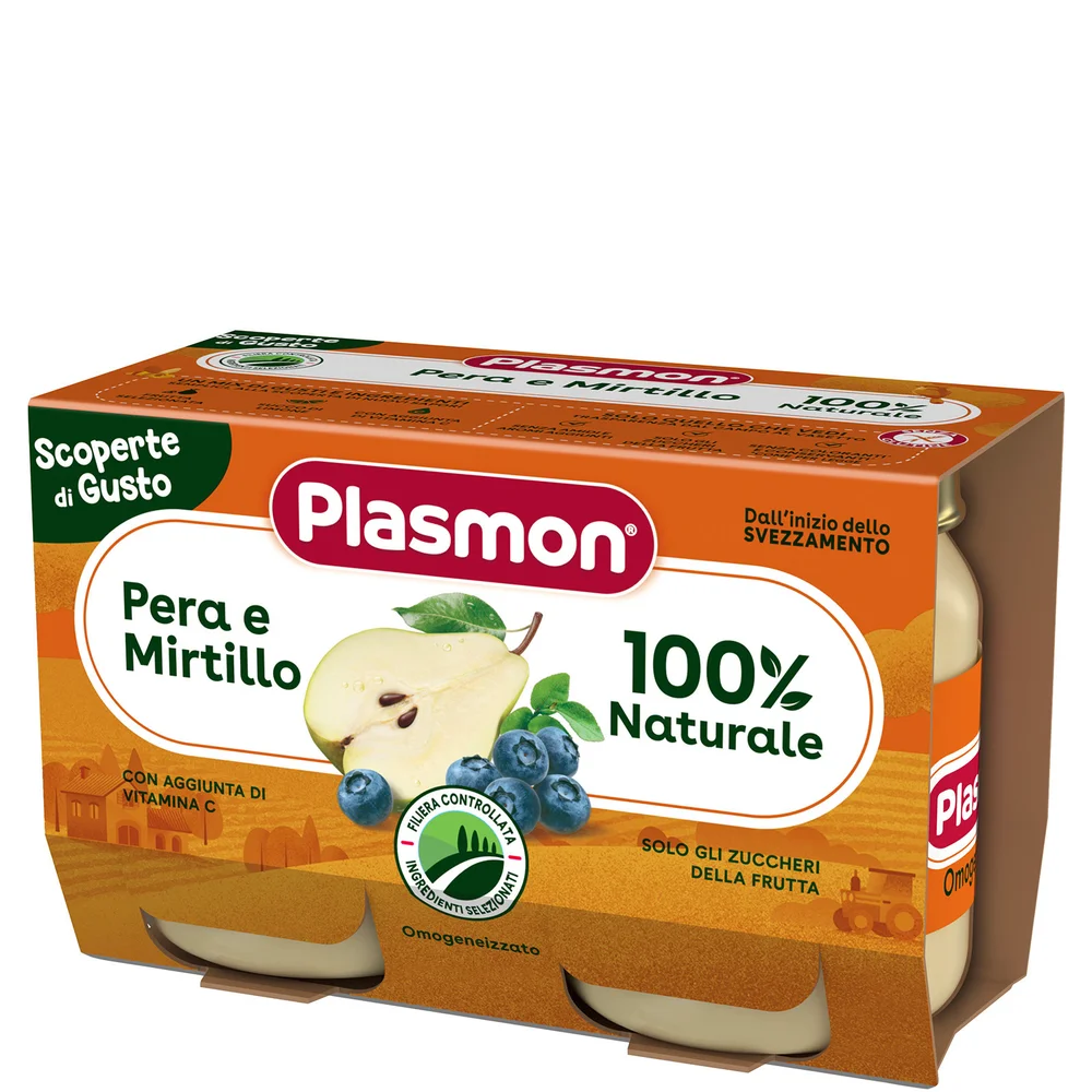 Omogeneizzato Scoperte Di Gusto Pera e Mirtillo 2x104g Image 1