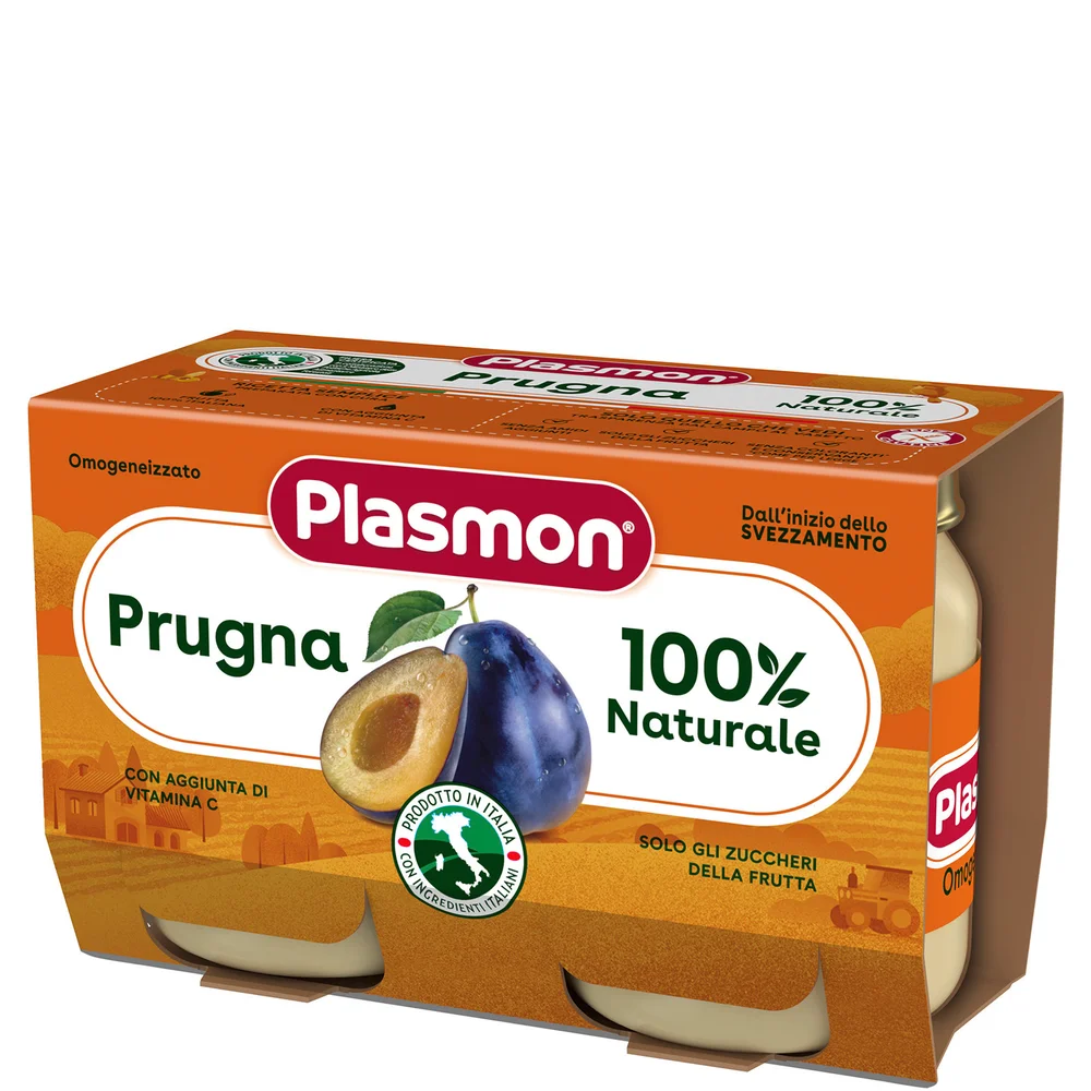 Omogeneizzato Frutta Prugna 2 x 104 g Image 1
