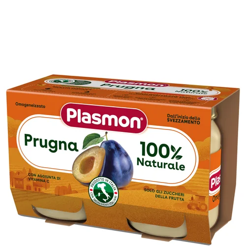 Omogeneizzato Frutta Prugna 2 x 104 g Image 1