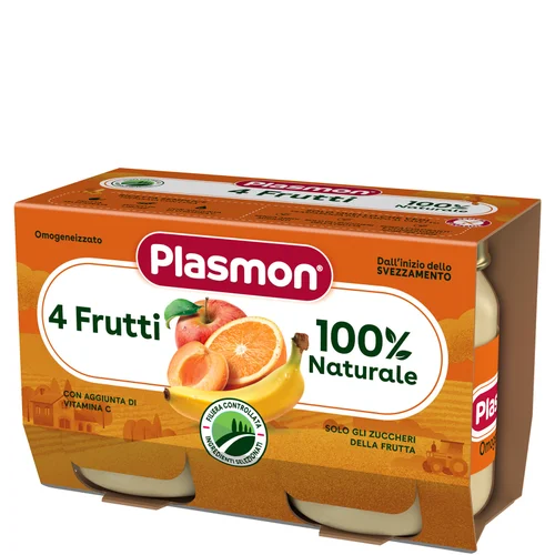 Omogeneizzato Frutta 4 Frutti 2 x 104 g Image 1