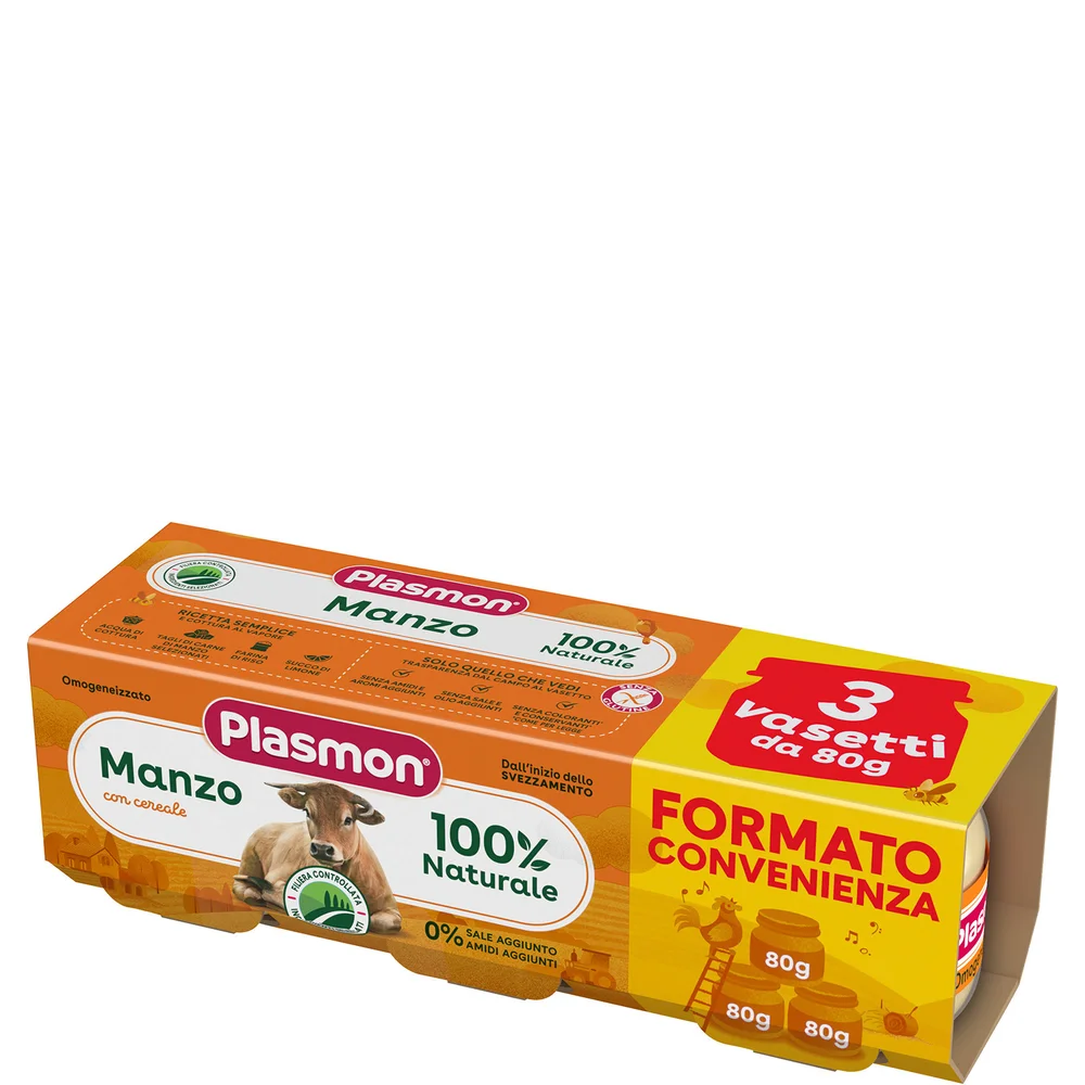 Omogeneizzato Carne Manzo e cereale 3x80g Image 1