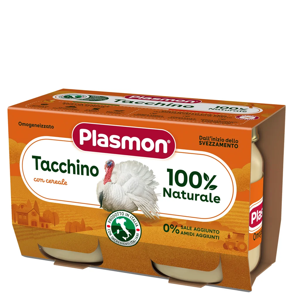 Omogeneizzato Carne Tacchino e Cereale 2 x 120 g Image 1