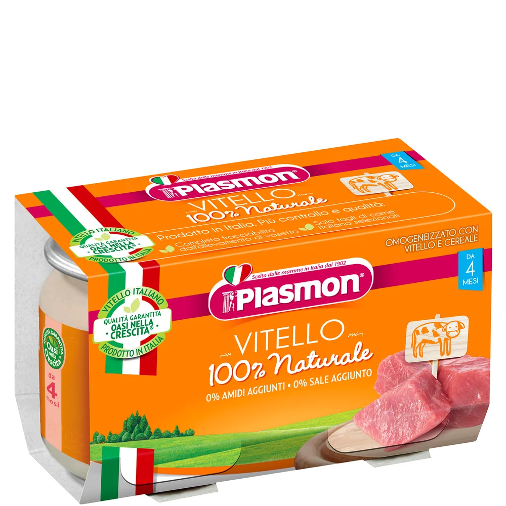 Omogeneizzato Carne Vitello e Cereale 2 x 120 g Image 1