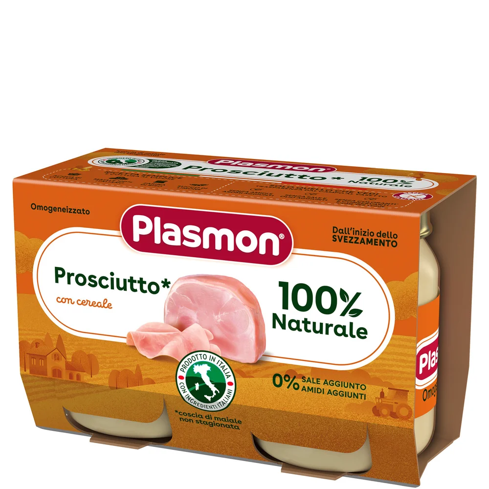 Omogeneizzato Carne Prosciutto* e Cereale 2 x 120 g Image 1