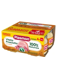 Omogeneizzato Carne Vitello, Prosciutto e Cereale 4x80g