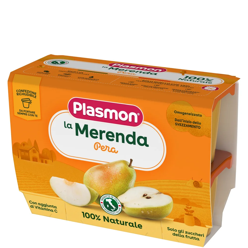 Omogeneizzato la Merenda dei bambini Pera 4 x 100g Image 1