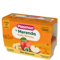 Omogeneizzato la Merenda dei bambini Mela Banana 4x100g