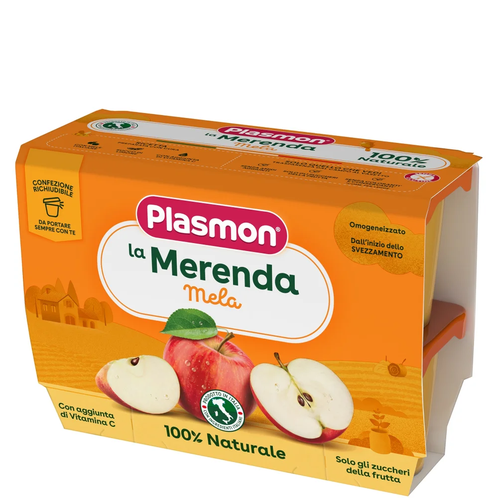 Omogeneizzato la Merenda dei bambini Mela 4x100g Image 1
