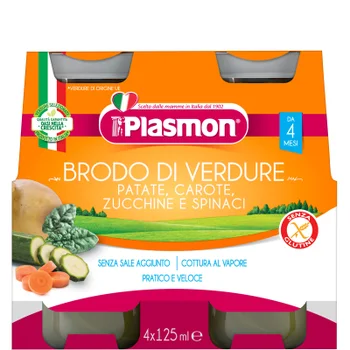 Brodo di Verdure Patate, Carote, Zucchine e Spinaci 4 x 125ml