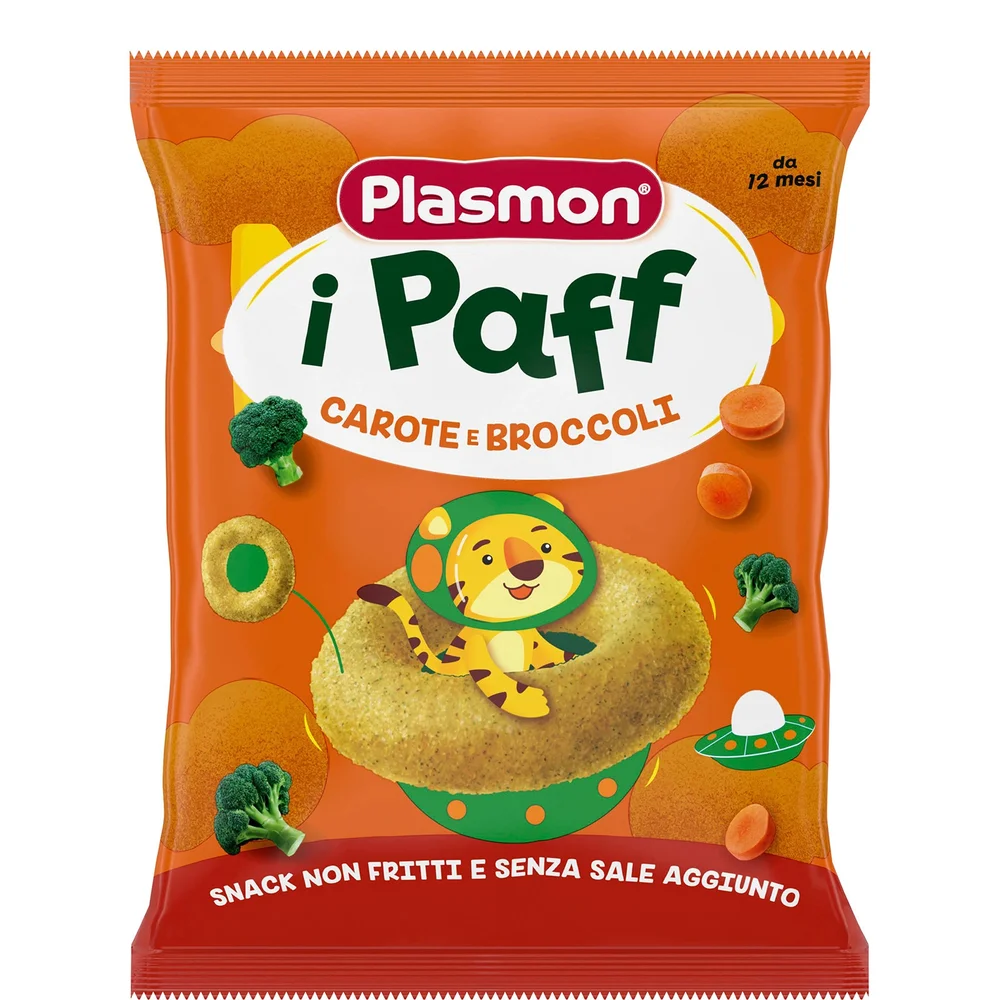 Snack i Paff carote e broccoli 5 x 15g Image 1