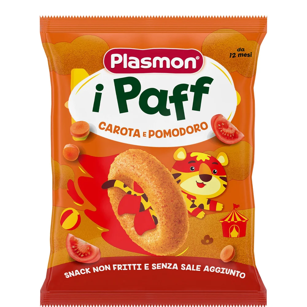 Snack i Paff Carota e Pomodoro 5x15g Image 1