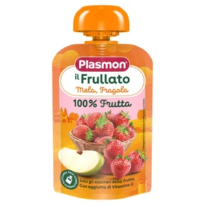 Plasmon Frullato 100% Frutta Mela e Fragola 6x100g