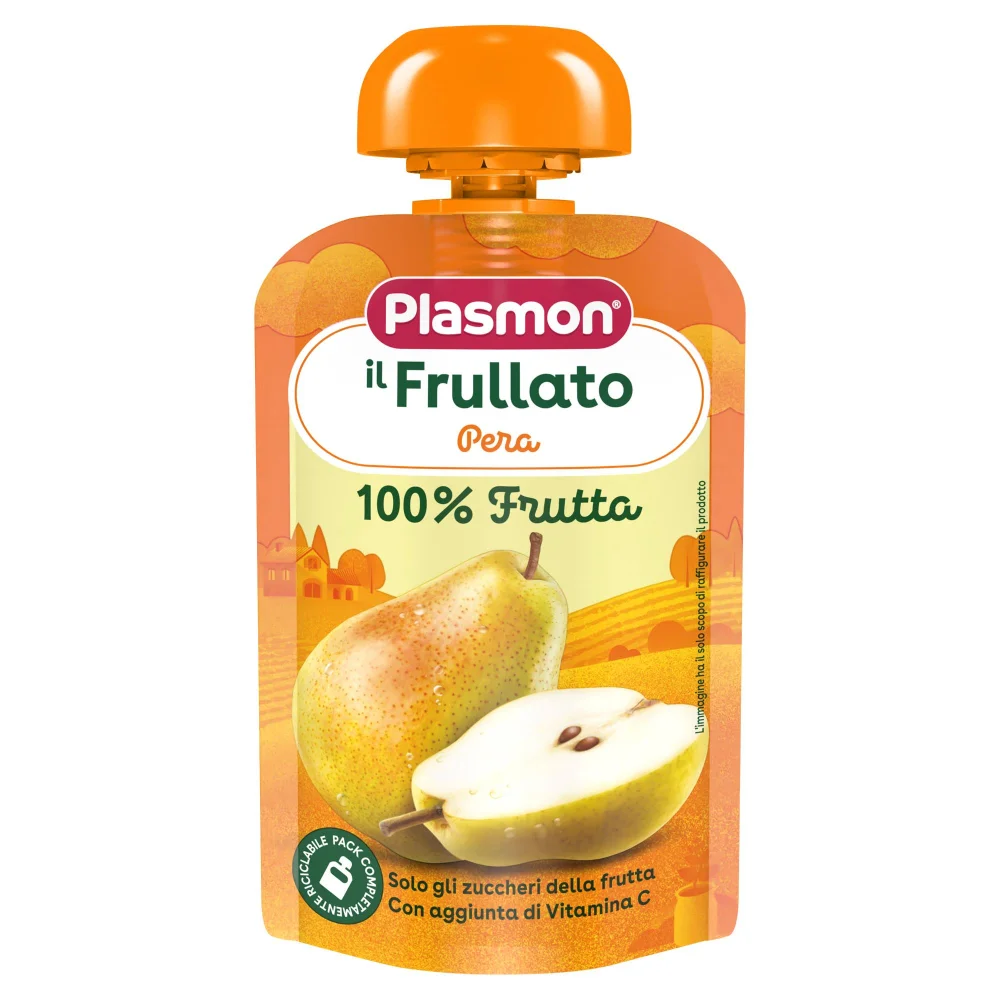 Plasmon Frullato 100% Frutta Pera 6x100g Image 1