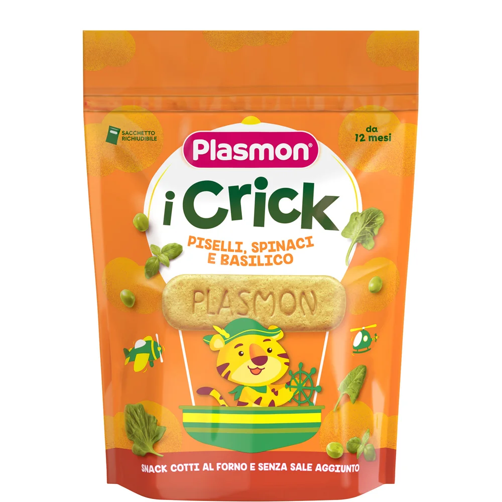 Snack i Crick Piselli Spinaci Basilico 100 g x 6 Image 1