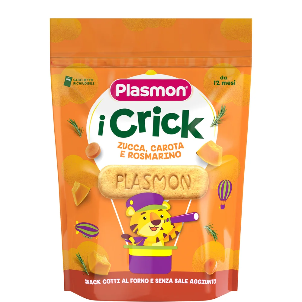 Snack i Crick Zucca Carota Rosmarino 100g Image 1