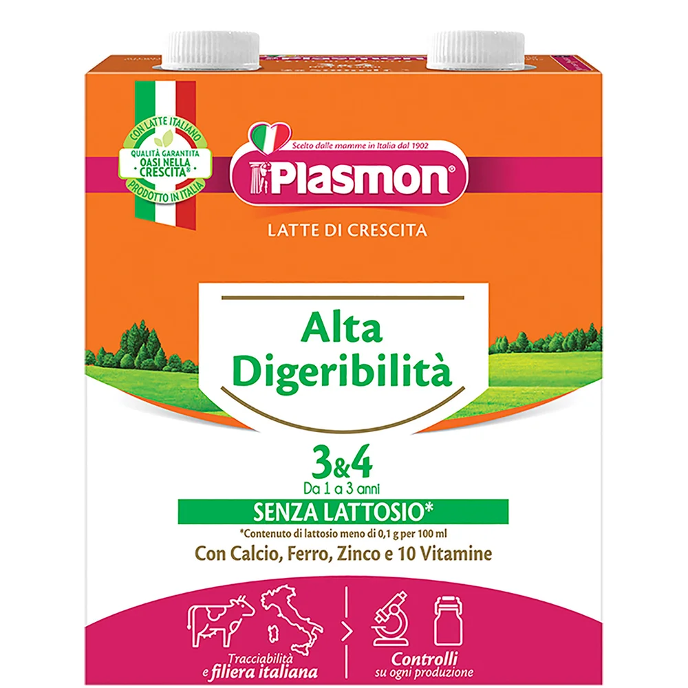 Latte di Crescita Alta Digeribilità 3 & 4 2 x 500 ml Image 1