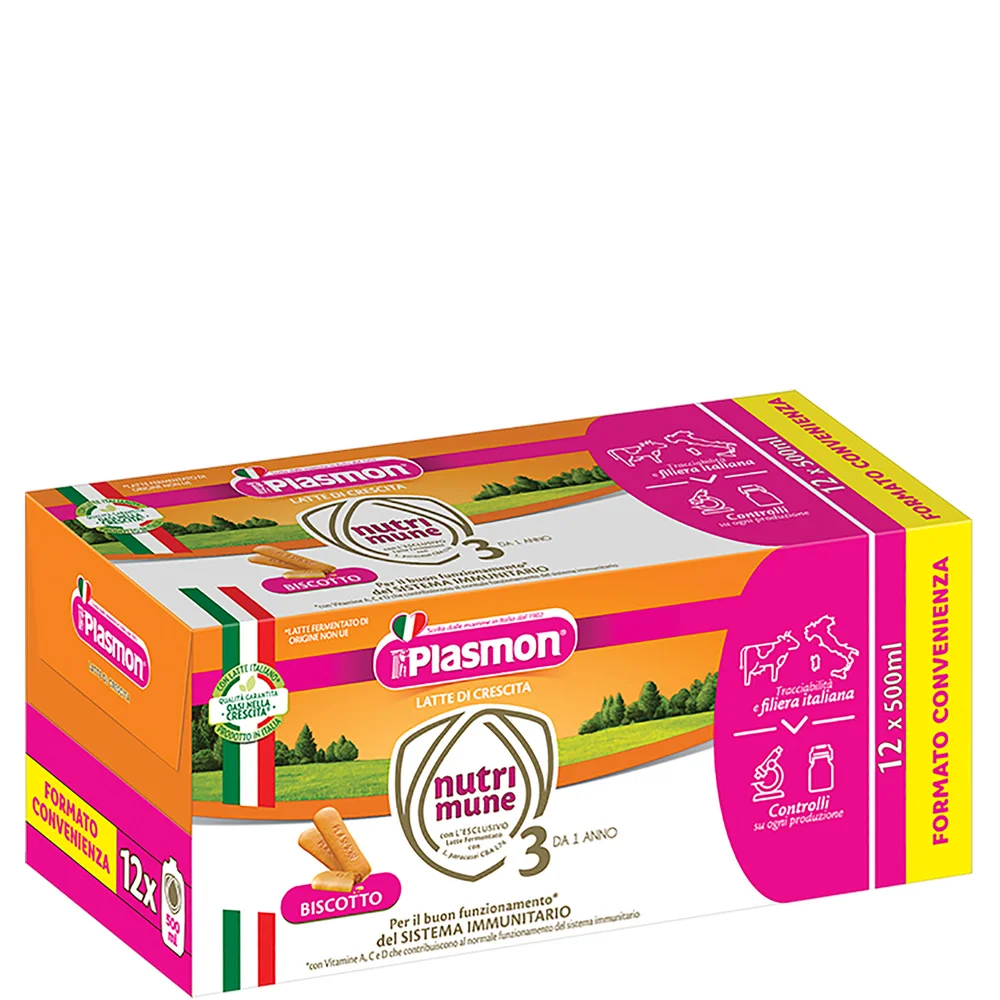 Nutri-Mune 3 Biscotto Latte di Crescita liquido 12 x 500 ml Image 1