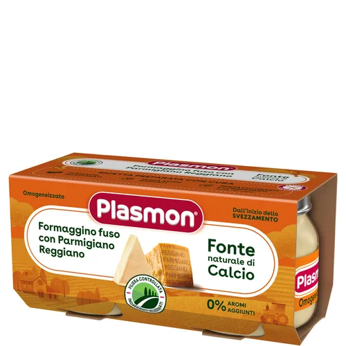 Omogeneizzato Formaggino Fuso e Parmigiano Reggiano 24 x 80gg Image 1