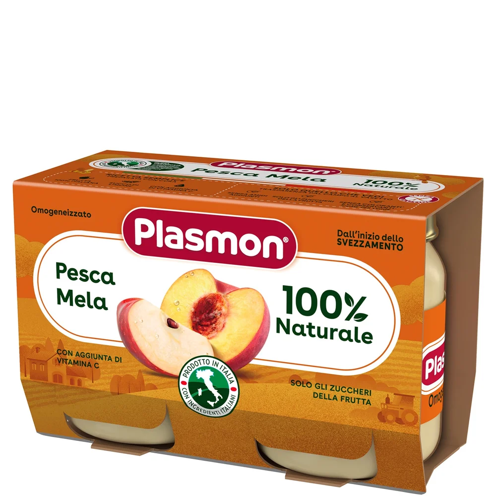 Omogeneizzato Frutta Pesca Mela 24 x 104g Image 1