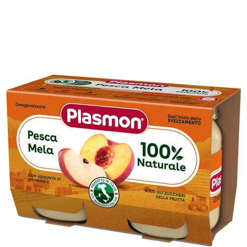 Omogeneizzato Frutta Pesca Mela 24 x 104g Image 1