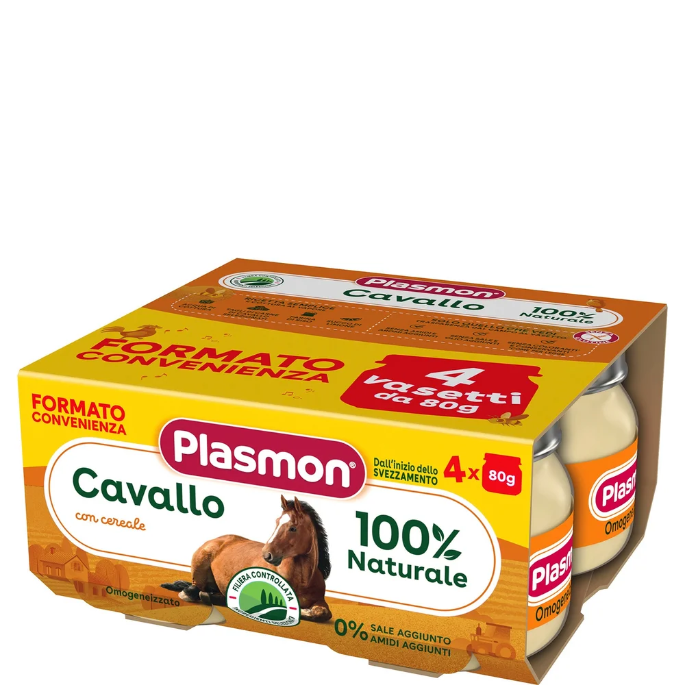 Omogeneizzato Carne Cavallo e Cereale 24 x 80g Image 1