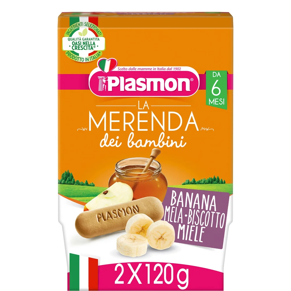 la Merenda Banana Mela-Biscotto Miele 24 x 120g Image 1